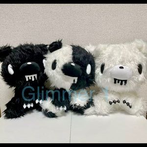 Gloomy Bear Long Fur Monotone set of 3